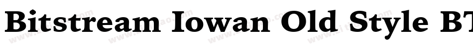 Bitstream Iowan Old Style BT字体转换